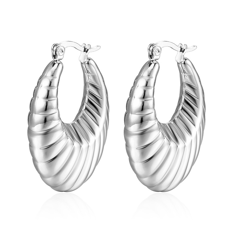 Geometric Earrings For Women Featuring 18K Gold Plated Design With 304 Stainless Steel Ear Pins 2