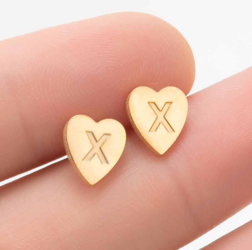 Waterproof Non Tarnish Earrings For Women With 316 Stainless Steel Studs, 18K Gold PVD Coated 304 Stainless Steel 3