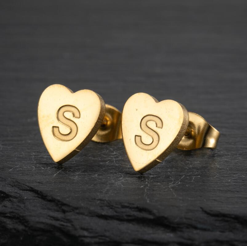 Waterproof Non Tarnish Earrings For Women With 316 Stainless Steel Studs, 18K Gold PVD Coated 304 Stainless Steel 4