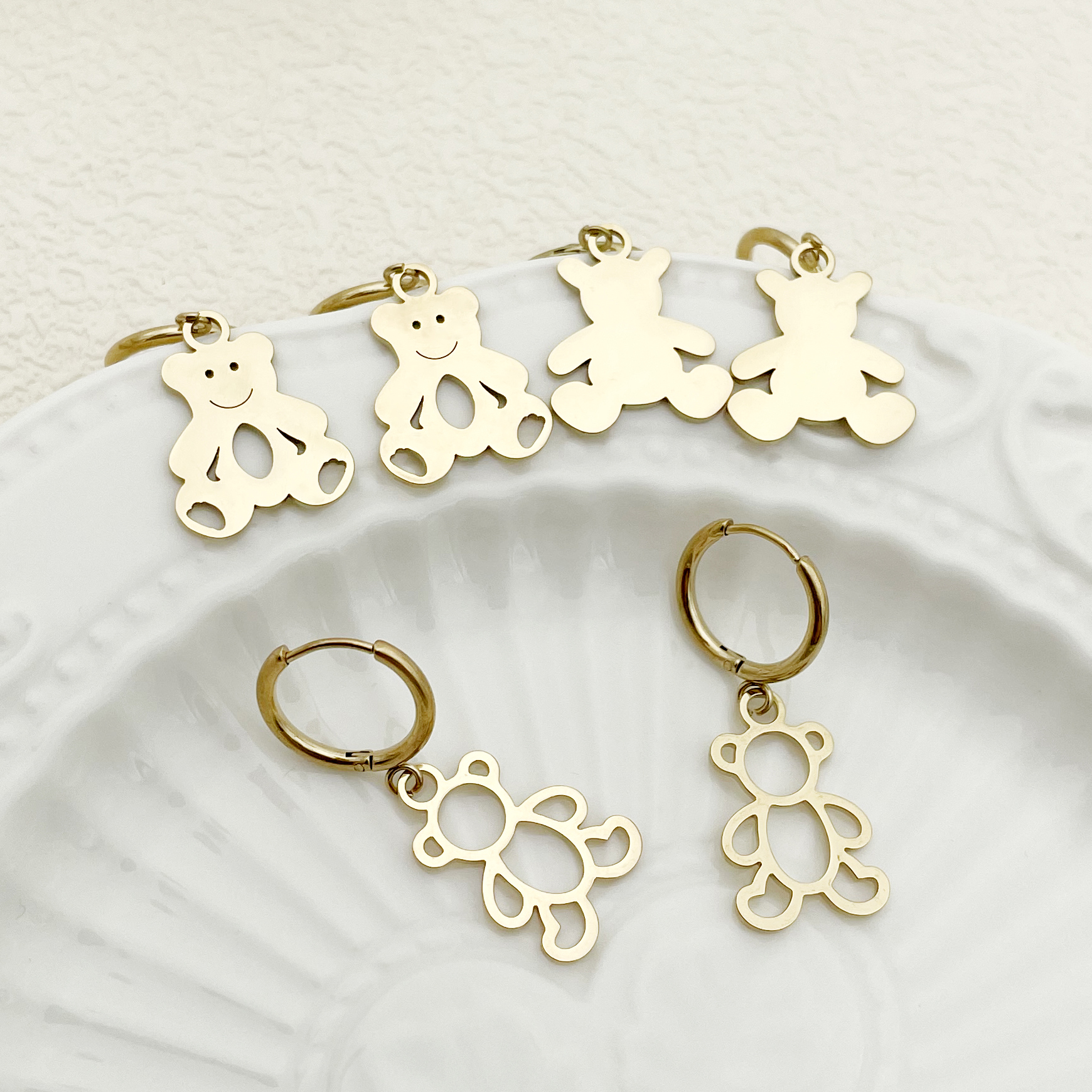 Animal Pattern Earrings For Women Featuring 14K Gold Plated PVD Vacuum Plating And Durable 304 Stainless Steel Posts 5