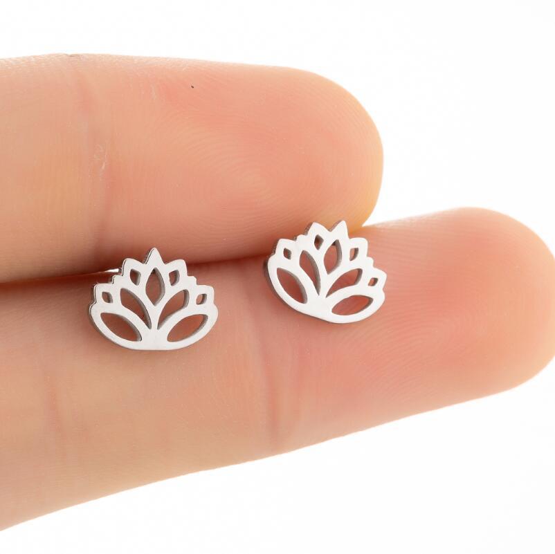 Heart Shape Earrings For Women, Waterproof 304 Stainless Steel With 18K Gold PVD Coating, 316 Stainless Steel Studs 3
