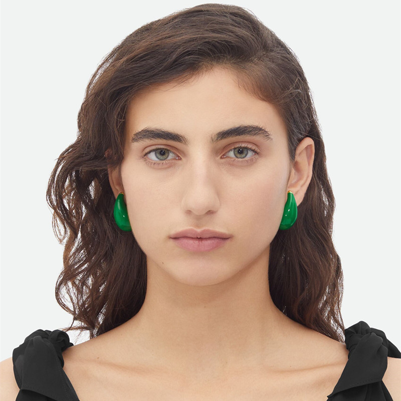 Water Droplets Earrings For Women, 1 Pair Stainless Steel Jewelry Featuring Elegant Droplet Design