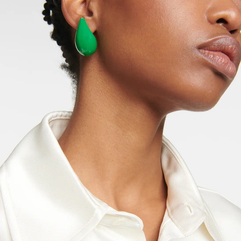 Water Droplets Earrings For Women, 1 Pair Stainless Steel Jewelry Featuring Elegant Droplet Design 2