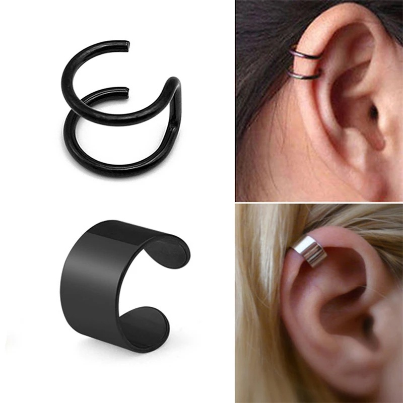 Hexagram Drop Earring For Men, 1 Piece Stainless Steel Hip-Hop Style