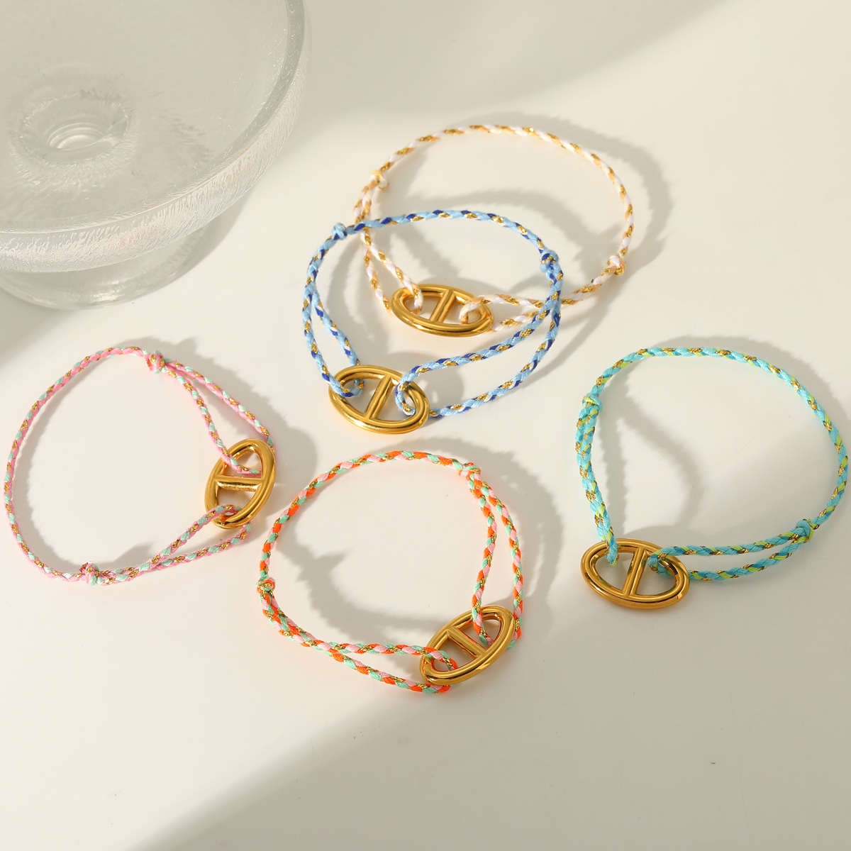 Irregular Pattern Women’s Bracelets With PVD Coated 18K Real Gold Plated Finish On 303 Stainless Steel