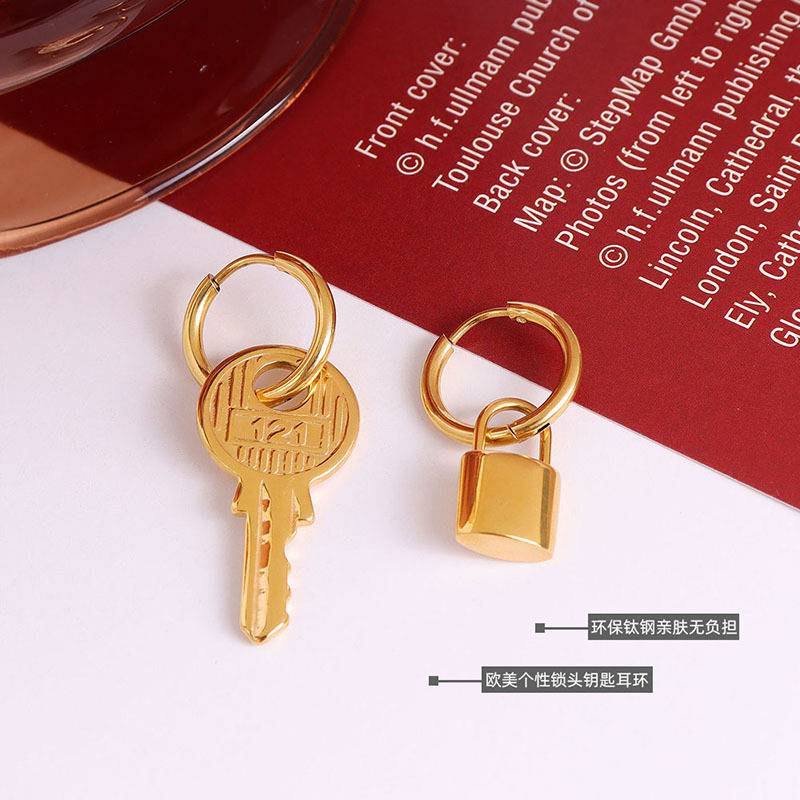 Geometric Titanium Steel Stud Earrings For Women, Fashion Style, Perfect For Wedding 2