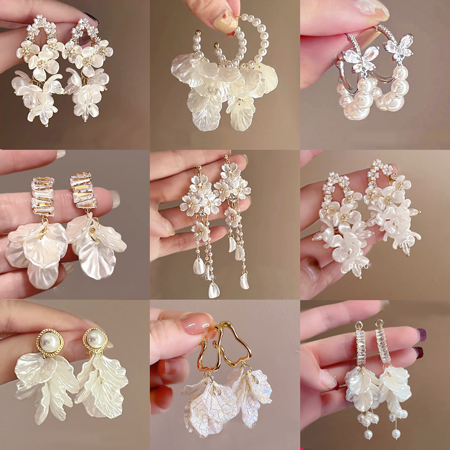 French Light Luxury Tassel Earrings Women's New Explosion Light Luxury All-match Earrings Niche Design Earrings Wholesale