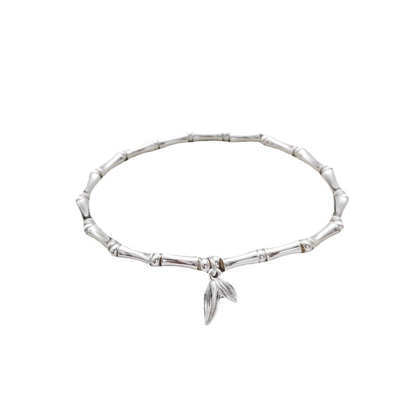 Sweet Bamboo Copper Bracelet For Women With Electroplated Gold Plating, Perfect For Business Occasions 5