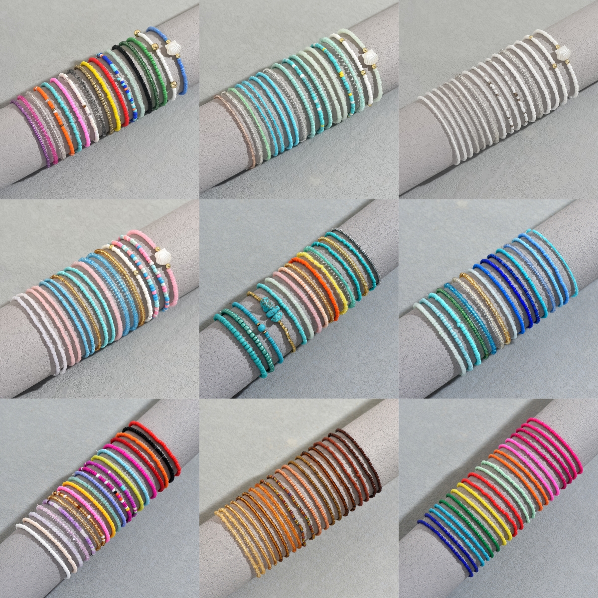 For Beading Glass Bracelets Bangle In Colour