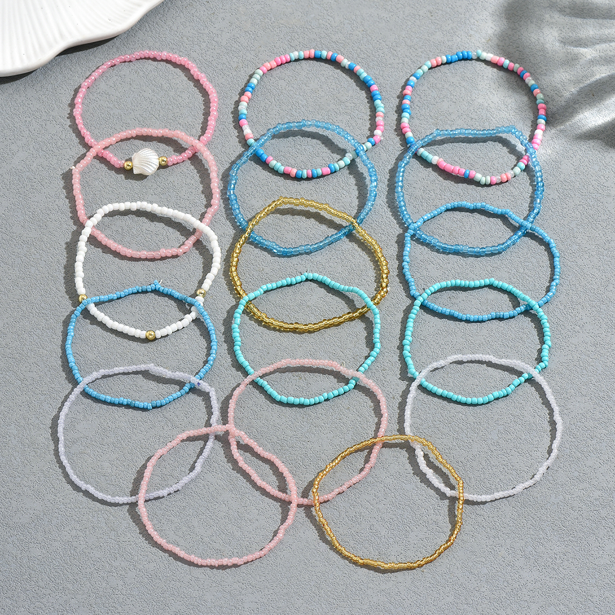 For Beading Glass Bracelets Bangle In Colour 7