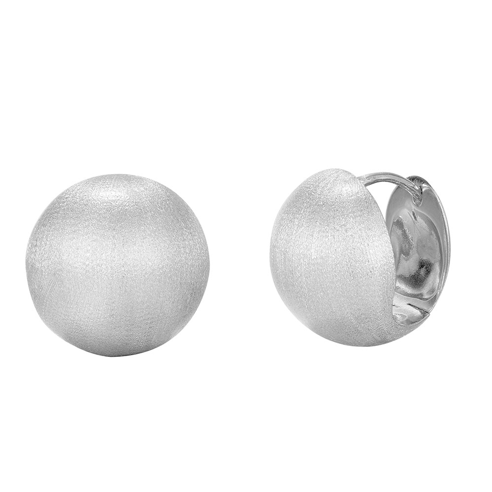 Brushed Balloons Stud Earrings In Copper With 18K Real Gold Plated Water Plating And 0.03µm Thickness 5