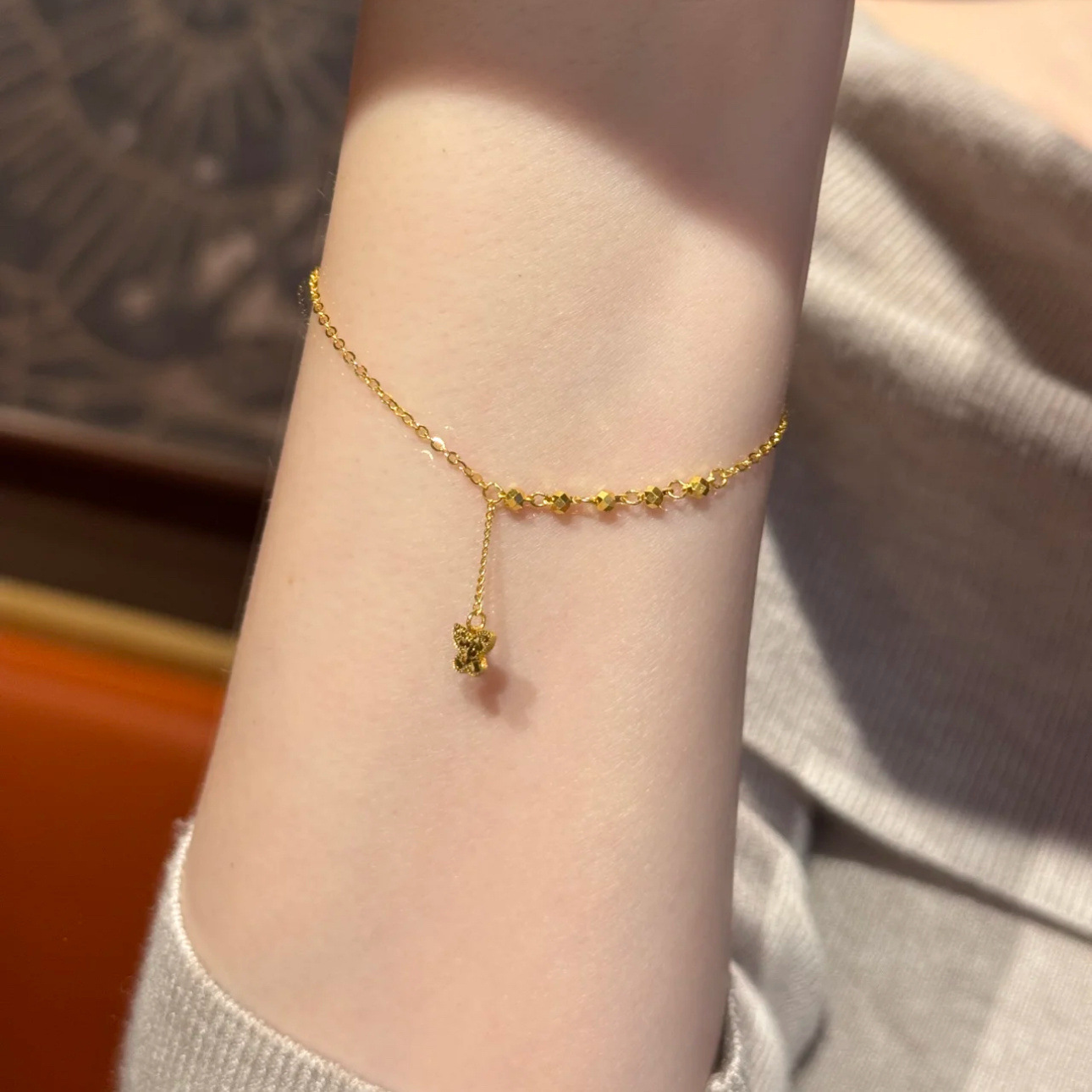 Butterfly Tassel Copper Bracelets For Women, Elegant Design Suitable For Business Occasions 2