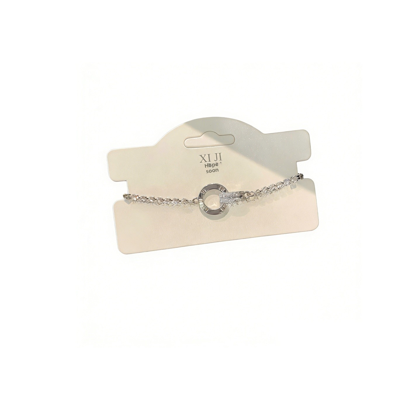 Circle Copper Bracelet For Women With Zircon Inlay, Elegant And Stylish Jewelry Accessory 5