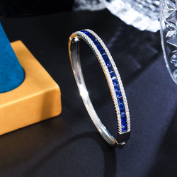 1 Copper Style Bracelet Delicate Colorful Jewelry Cubic Zirconia Crystal Rainbow Color Bracelet For Women Wedding Bride Luxury Accessories Suitable For Women Wedding Or Date Wear 8