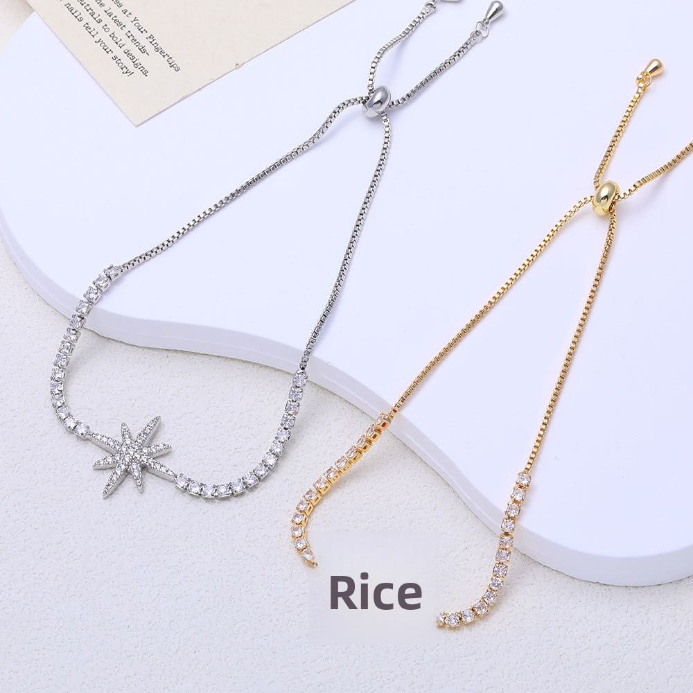 Starburst Copper Bracelet For Women In Gold Featuring Simple Style 3