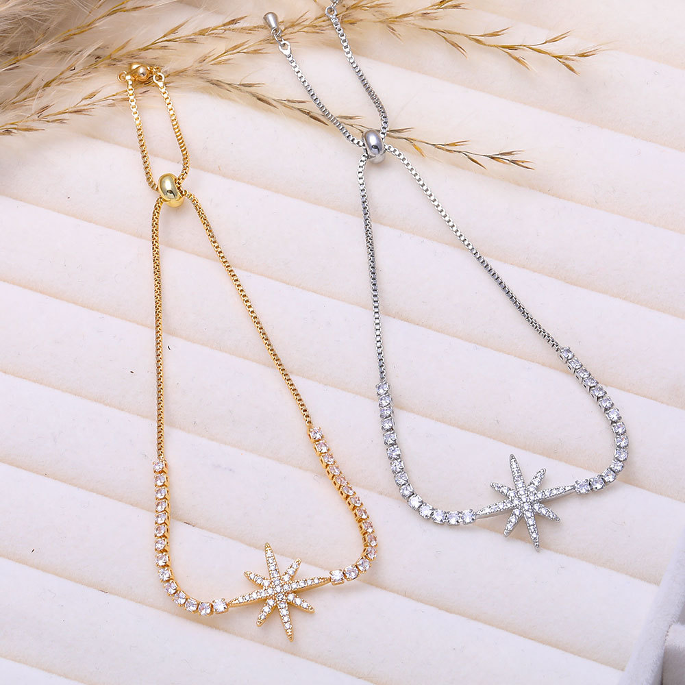 Starburst Copper Bracelet For Women In Gold Featuring Simple Style 4