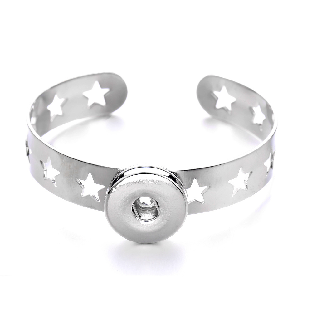 Electroplated Copper Bangle Featuring Snap Jewelry Design 5