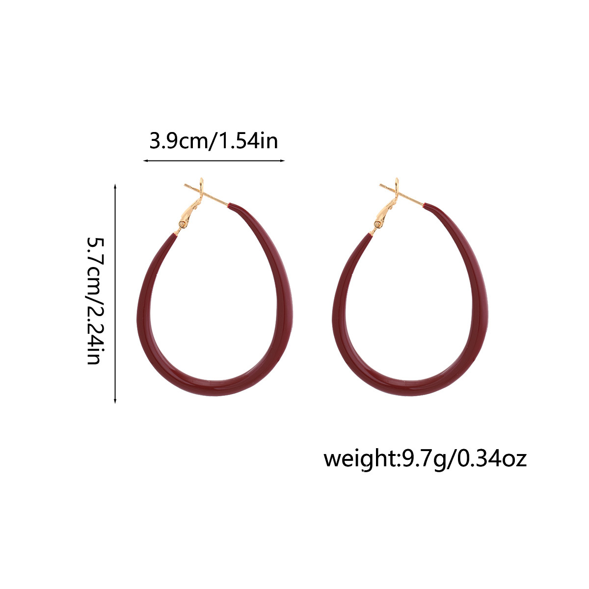 Exaggerated Water Droplets Earrings For Women In Silver Copper Design 5