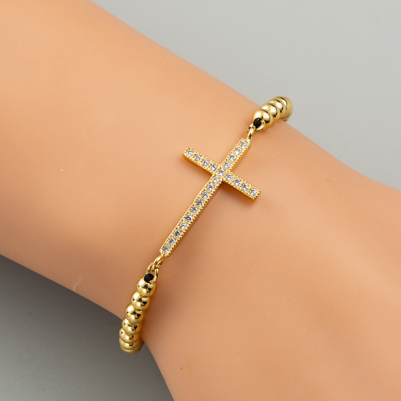 Animal Copper Bracelet For Women With Water Plating And Rhinestone Inlay, Featuring Alloy Chain And Pendant 3