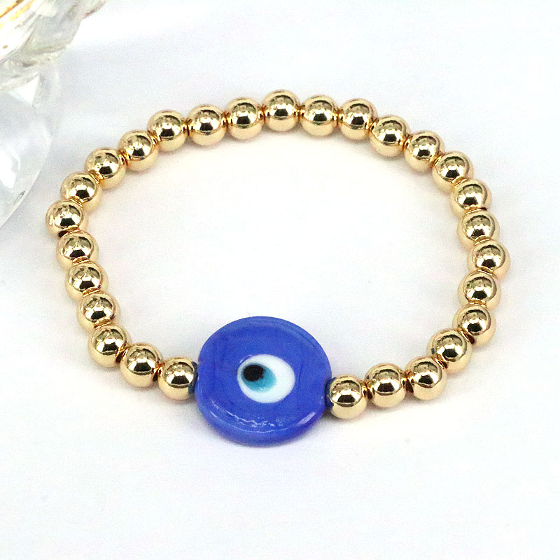 Geometric Glass Bracelet For Women Featuring Irregular Design With Glass Bead Inlay In IG Style 4