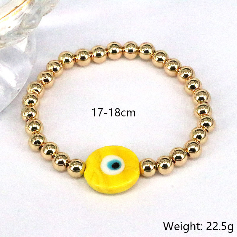 Geometric Glass Bracelet For Women Featuring Irregular Design With Glass Bead Inlay In IG Style 8