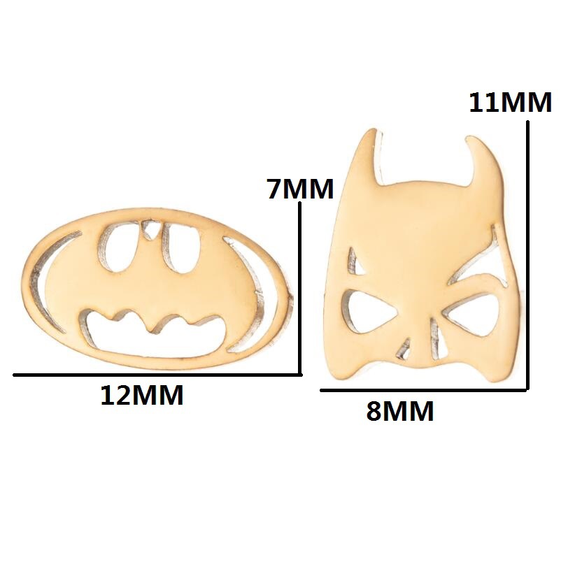 Electroplated Animal Zodiac Stud Earrings For Women With 304 Stainless Steel Ear Pins And 18K Real Gold PVD Coating 2
