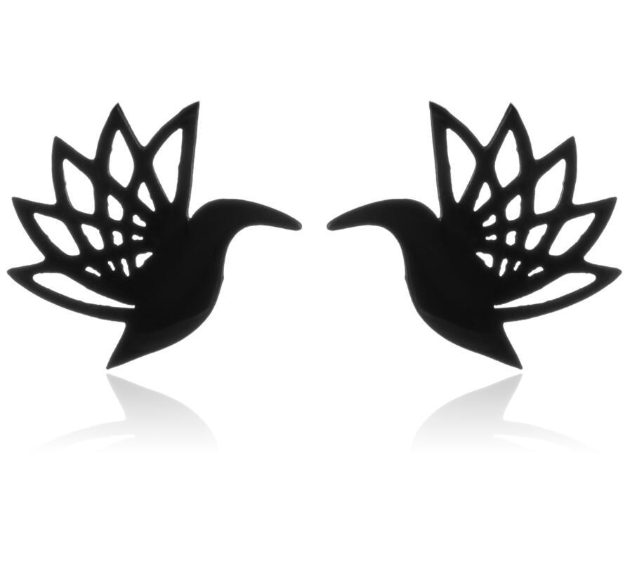 Electroplated Animal Zodiac Stud Earrings For Women With 304 Stainless Steel Ear Pins And 18K Real Gold PVD Coating 3