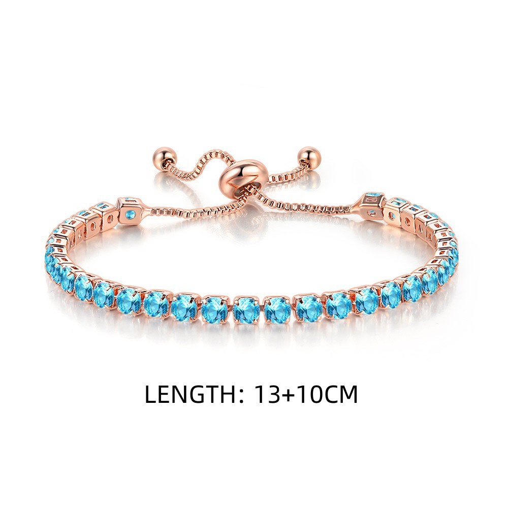Geometric Copper Bracelet For Women With Electroplated Design And Zircon Inlay, Stylish Lady Accessory 4