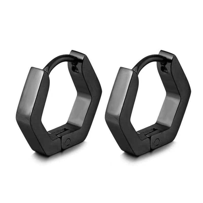 Fashion Geometric Clip Earrings Featuring 18K Real Gold Plated Electroplated Design With 201 Stainless Steel Posts For Unisex 2