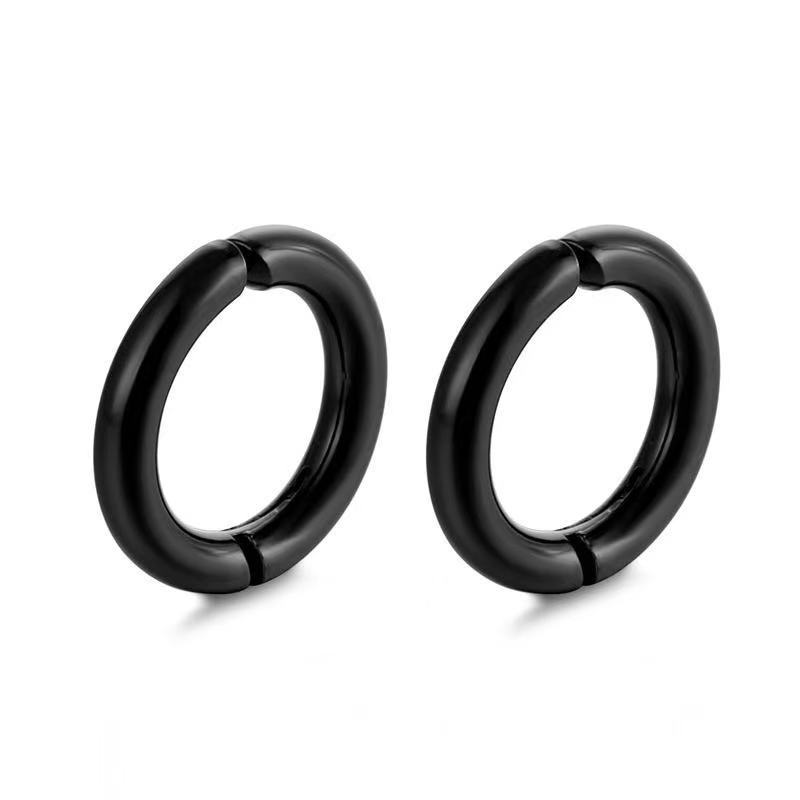 Fashion Geometric Clip Earrings Featuring 18K Real Gold Plated Electroplated Design With 201 Stainless Steel Posts For Unisex 4