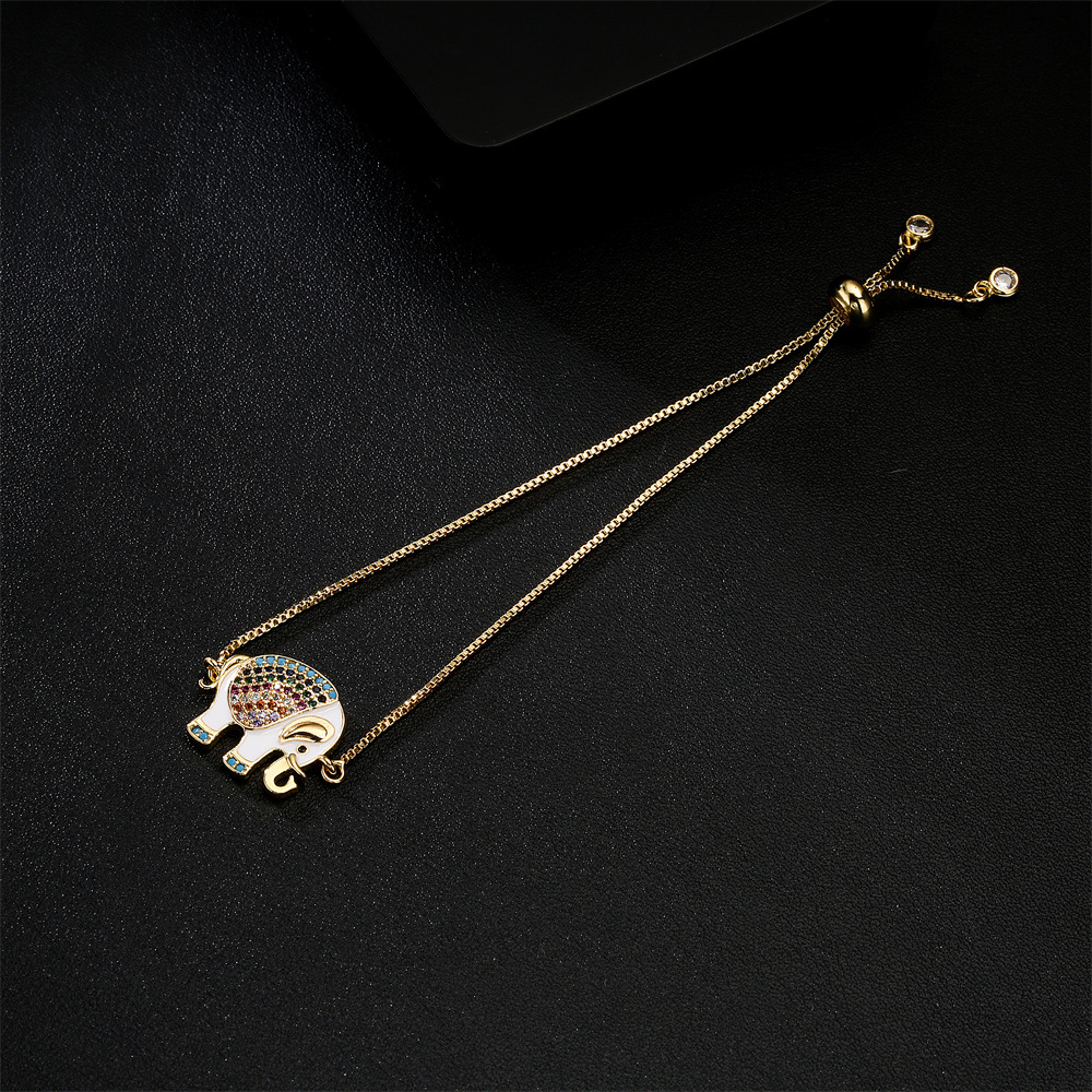 Geometric Copper Bracelet For Women With Zircon Inlay, Elegant Design Suitable For Anniversary 3