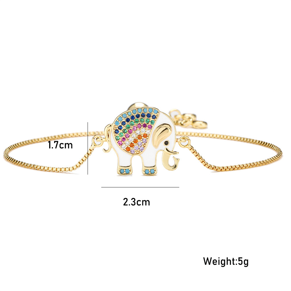 Geometric Copper Bracelet For Women With Zircon Inlay, Elegant Design Suitable For Anniversary 4