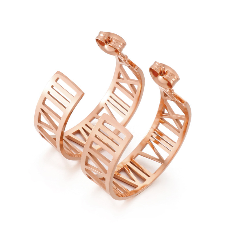 Geometric Stud Earrings For Women Featuring Electroplated 304 Stainless Steel Posts 3