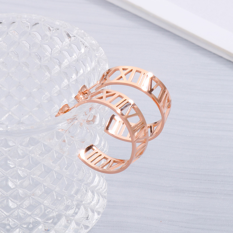 Geometric Stud Earrings For Women Featuring Electroplated 304 Stainless Steel Posts 4