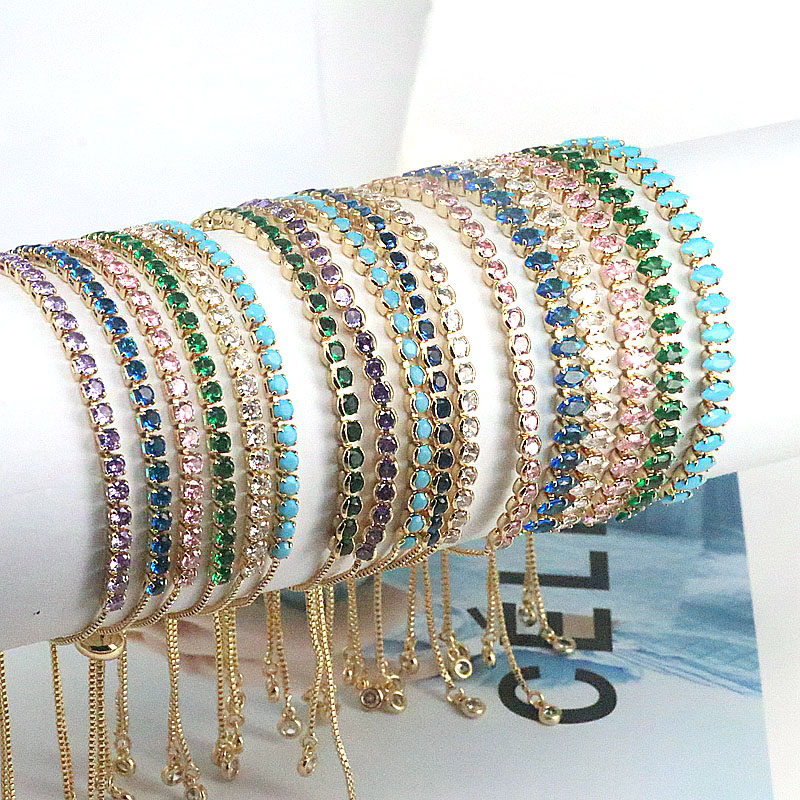 Round Copper Bracelet For Women Featuring Inlay Design In IG Style 2
