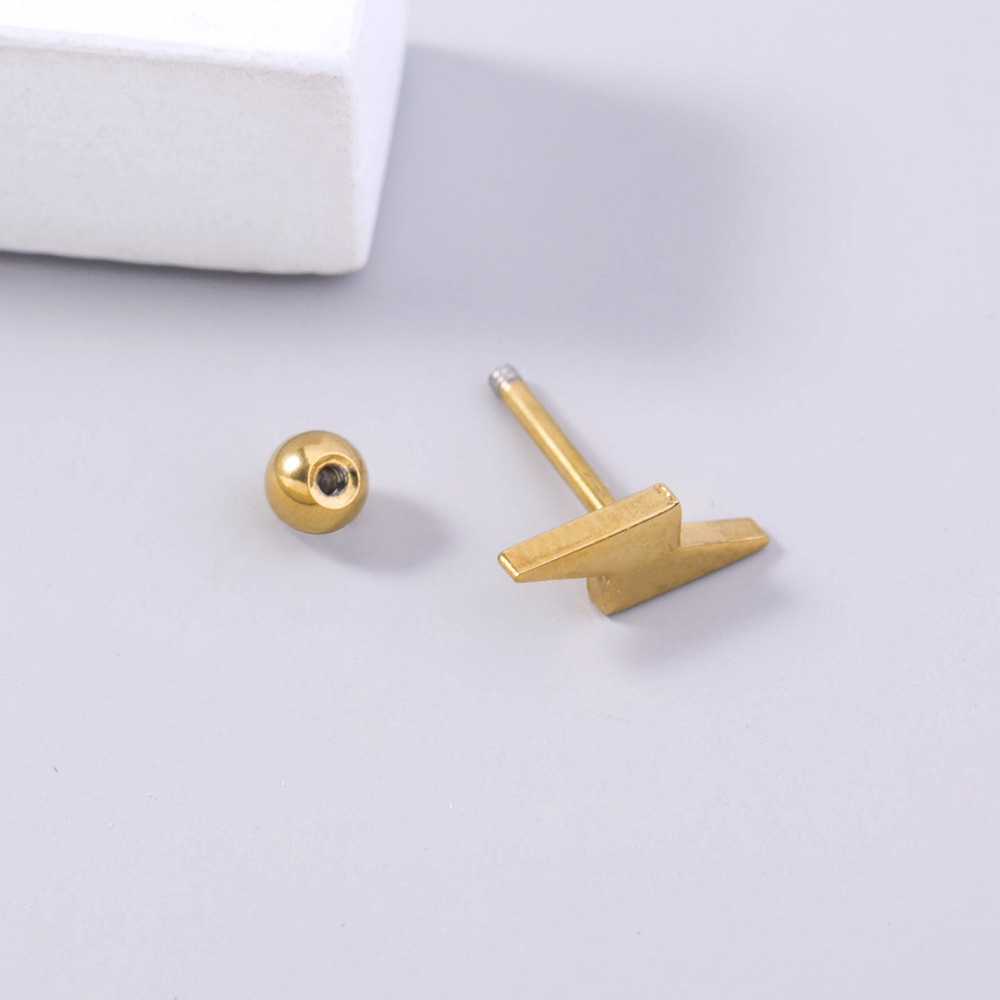 Geometric Earrings For Women Featuring Electroplated Design With 304 Stainless Steel, Perfect For Anniversary 4