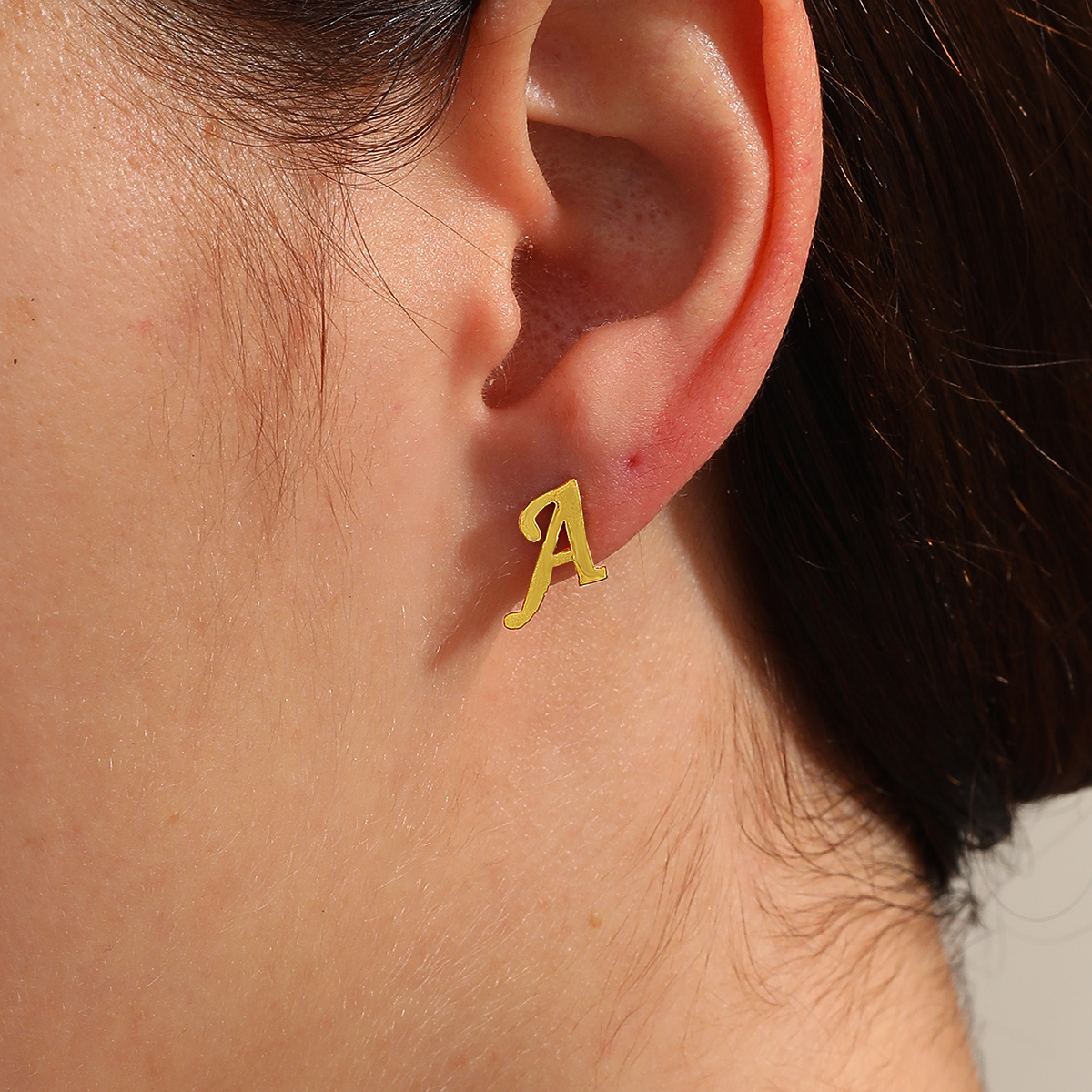 Unisex Tortoise Stud Earrings In Casual Style Featuring 18K Gold Plated 201 Stainless Steel Material 6