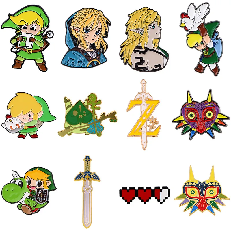 Cartoon Character Pin Made Of Alloy Featuring Enamel Craftsmanship