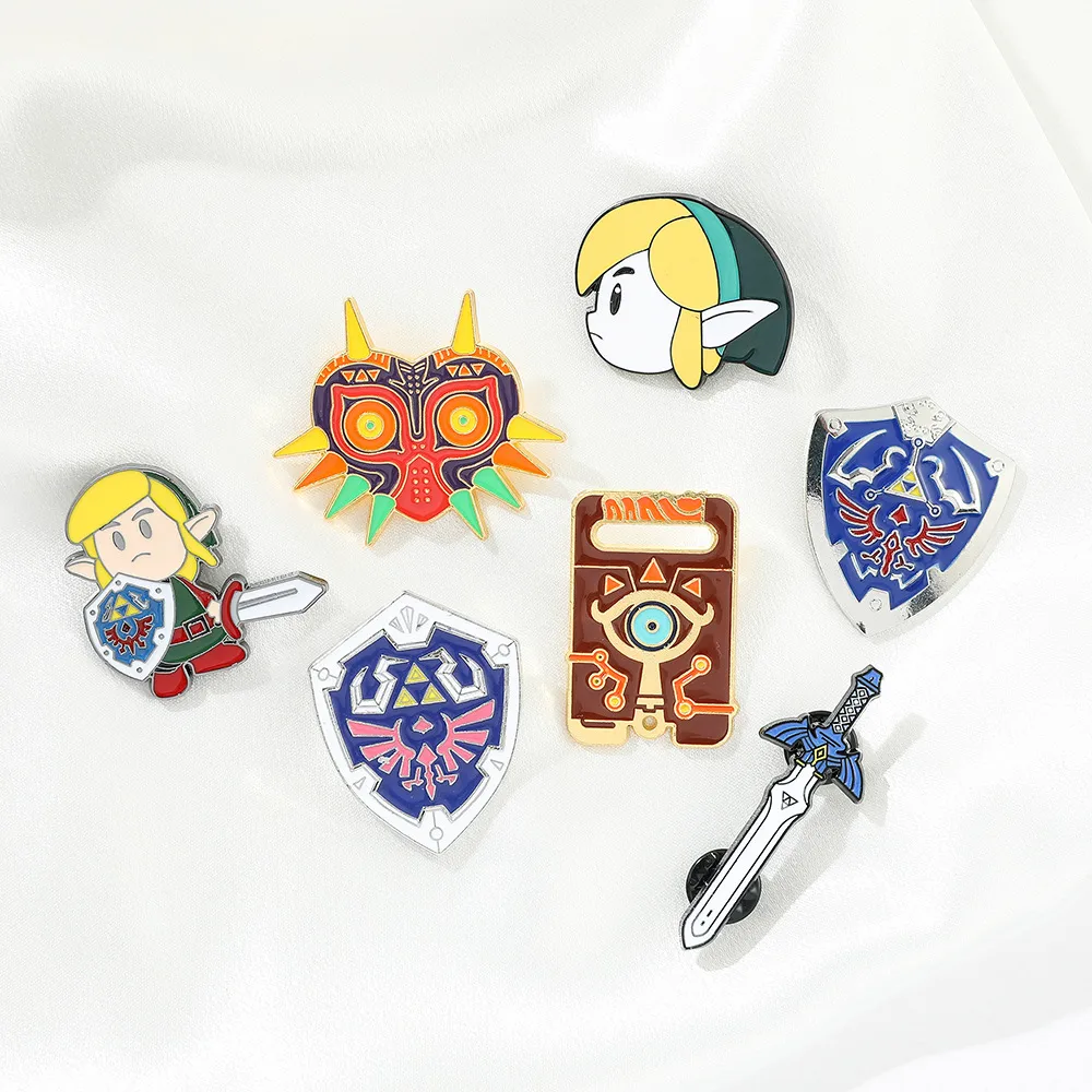 Cartoon Character Pin In Alloy Material Featuring Cartoon Style Design For Unisex Use