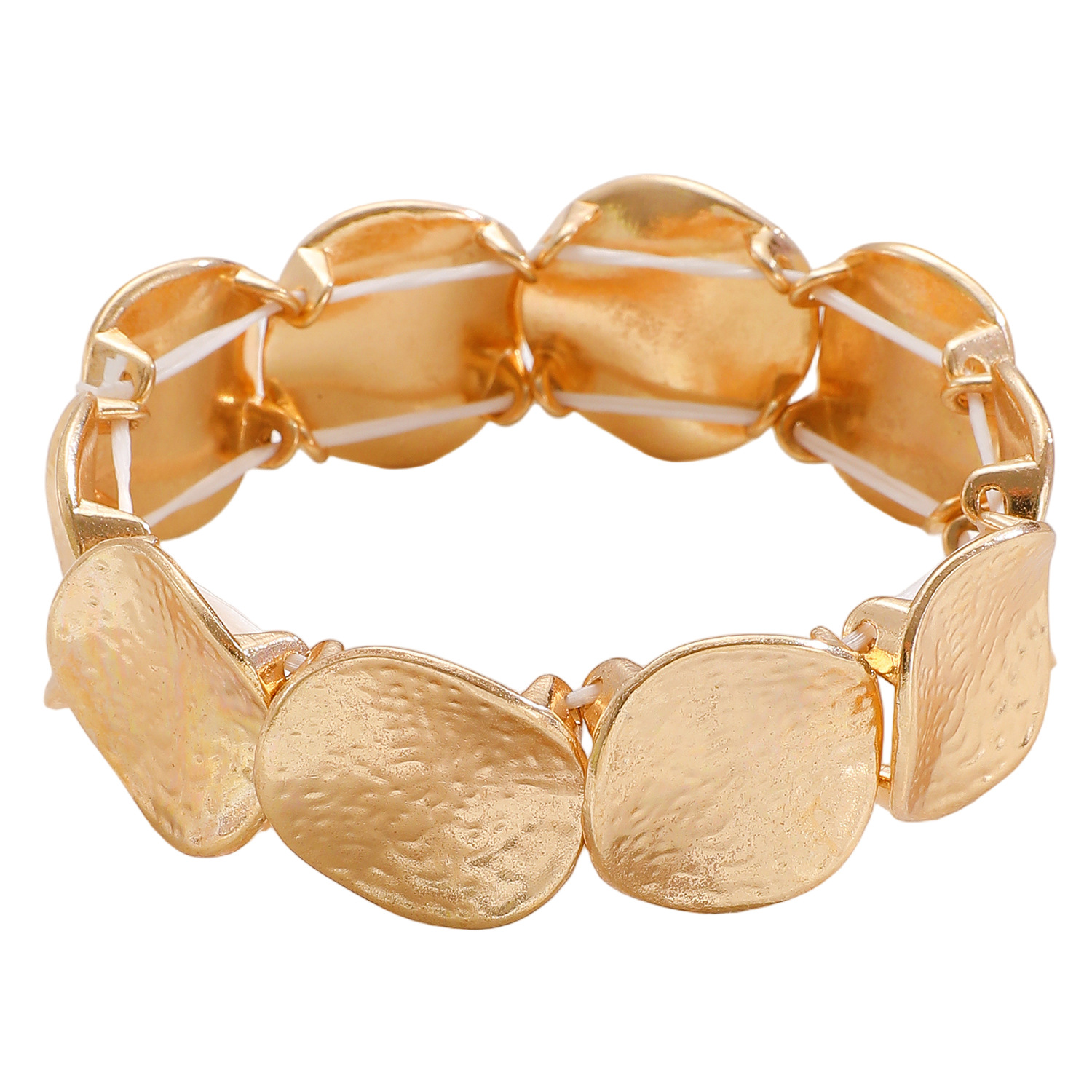 Folds Bracelet For Women In Elegant Golden Color 5