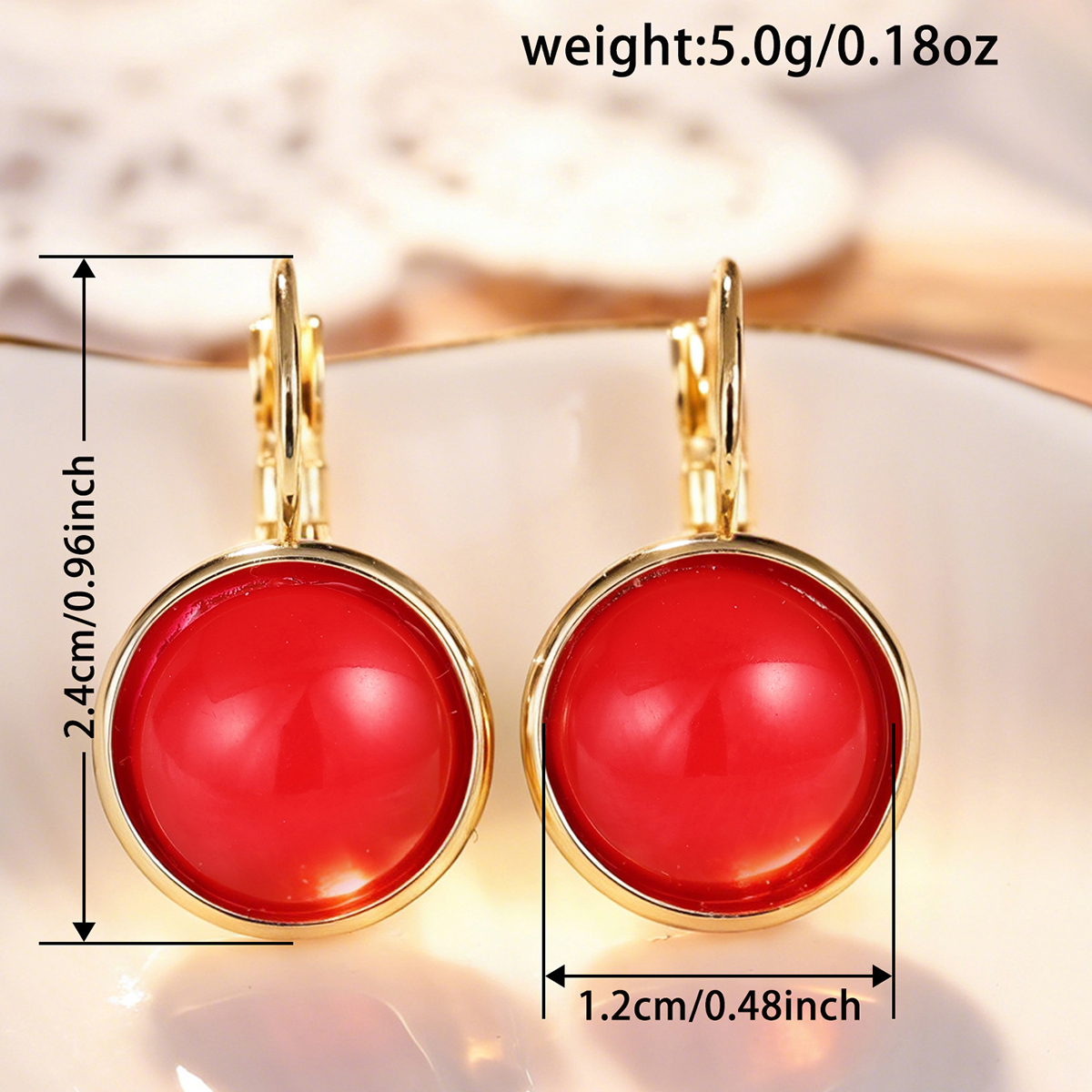 Geometric Copper Earrings With Claw Setting And Zircon Inlay, KC Golden Plated With 0.03µm Water Plating, Drop Earrings 4