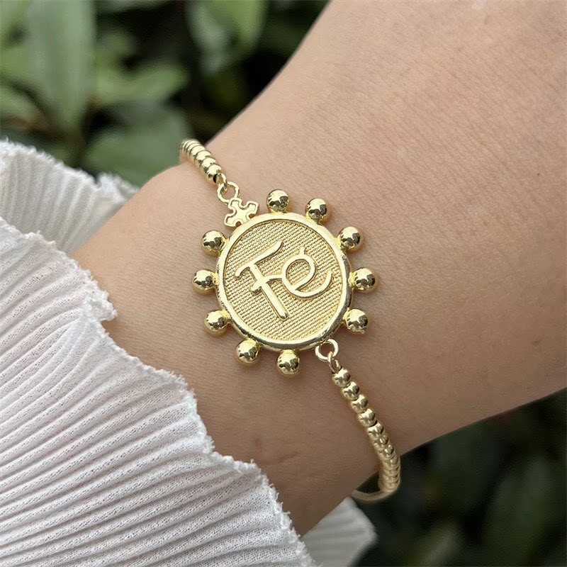 Geometric Electroplated Copper Bracelet For Women With 18K Real Gold Plated PVD Coating And Zircon Inlay, Featuring Slider Chain 5