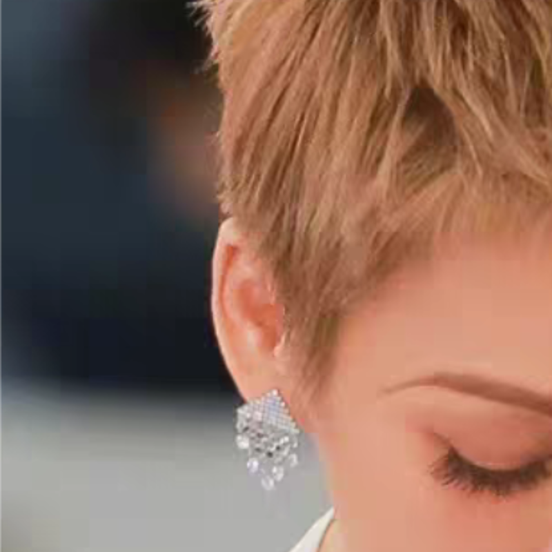 Geometric Tassel Earrings For Women With 925 Sterling Silver Ear Pins, Copper Base, And Platinum Water Plating 7