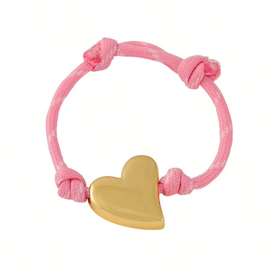 Unisex Geometric Weave Bracelets In Copper With 18K Real Gold Plated PVD Coated Finish Featuring Cord In Chain Design 5