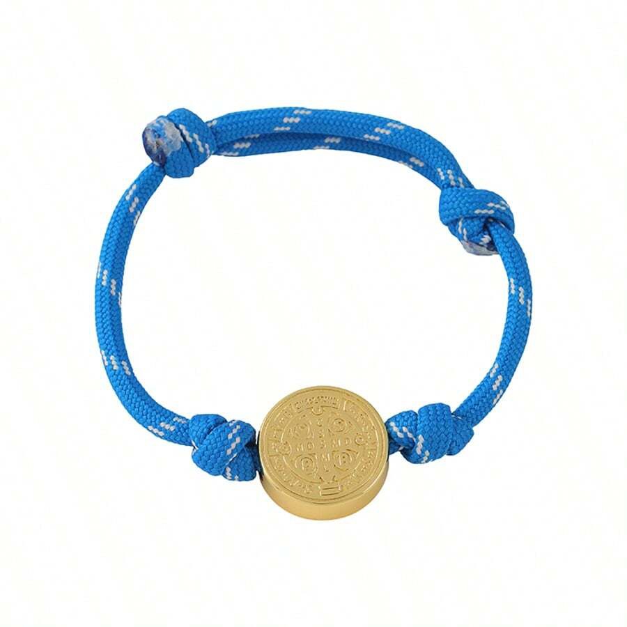 Unisex Geometric Weave Bracelets In Copper With 18K Real Gold Plated PVD Coated Finish Featuring Cord In Chain Design 7