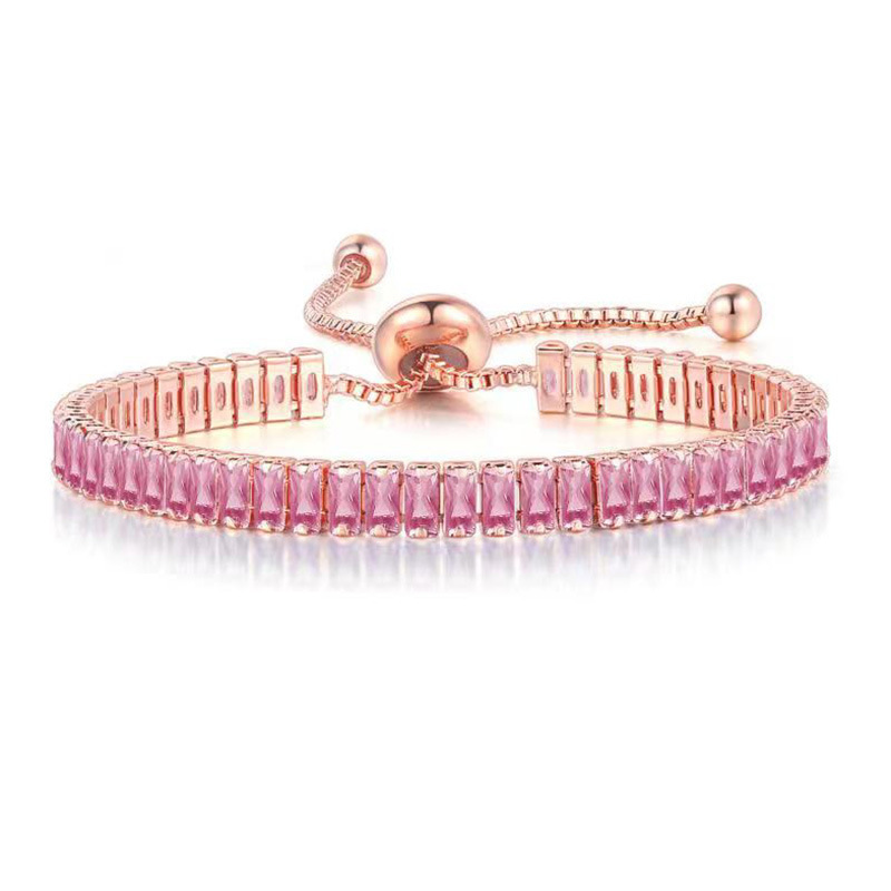 Waves Copper Bracelet For Women Featuring Electroplated Design With Artificial Gemstones In Glam Style 2
