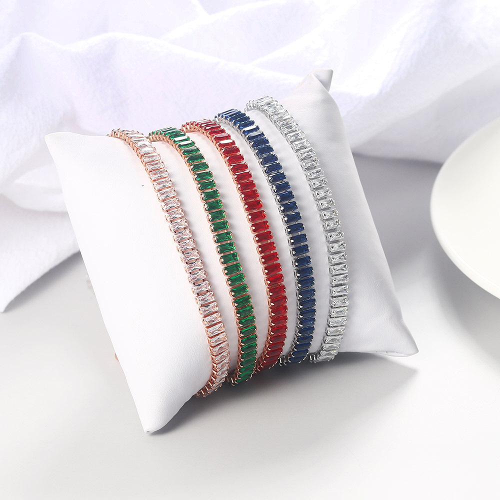 Waves Copper Bracelet For Women Featuring Electroplated Design With Artificial Gemstones In Glam Style 3