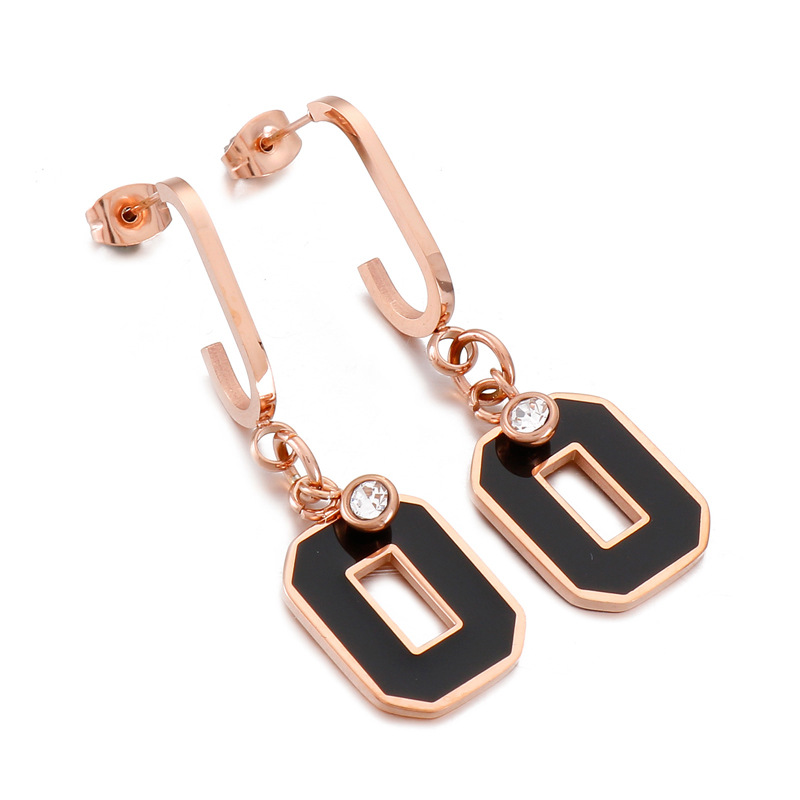 Geometric Earrings For Women Featuring 304 Stainless Steel Ear Pins With 18K Real Gold PVD Coating