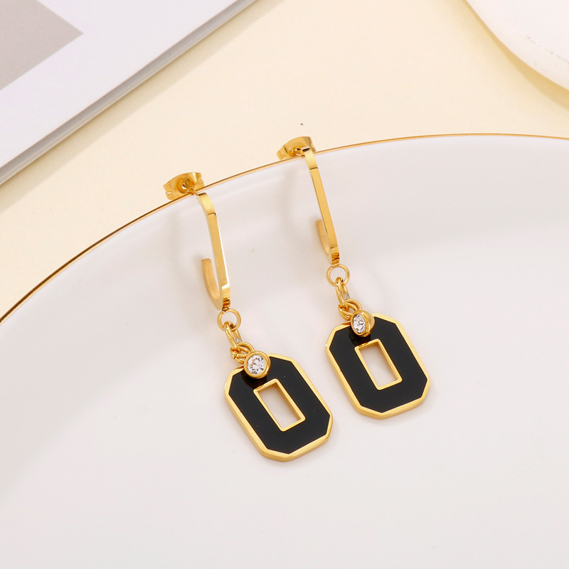Geometric Earrings For Women Featuring 304 Stainless Steel Ear Pins With 18K Real Gold PVD Coating 3