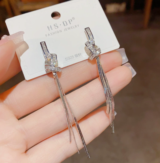 Hand Of Fatima Drop Earrings For Women In 14K Gold Plated Copper With Waterproof UV Plating And Artificial Gemstones 4